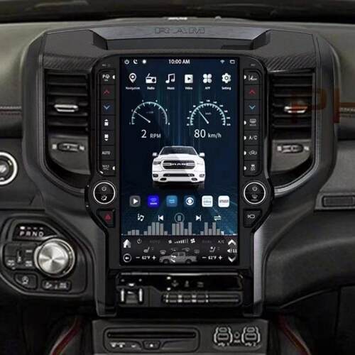 13.6寸屏适用于19-24款道奇公羊安卓智能导航八核4+64G带carplay