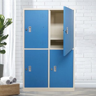 铁员皮衣柜舍4门多种工柜加办厚钢制储物衣柜公铁柜东宿莞厂家