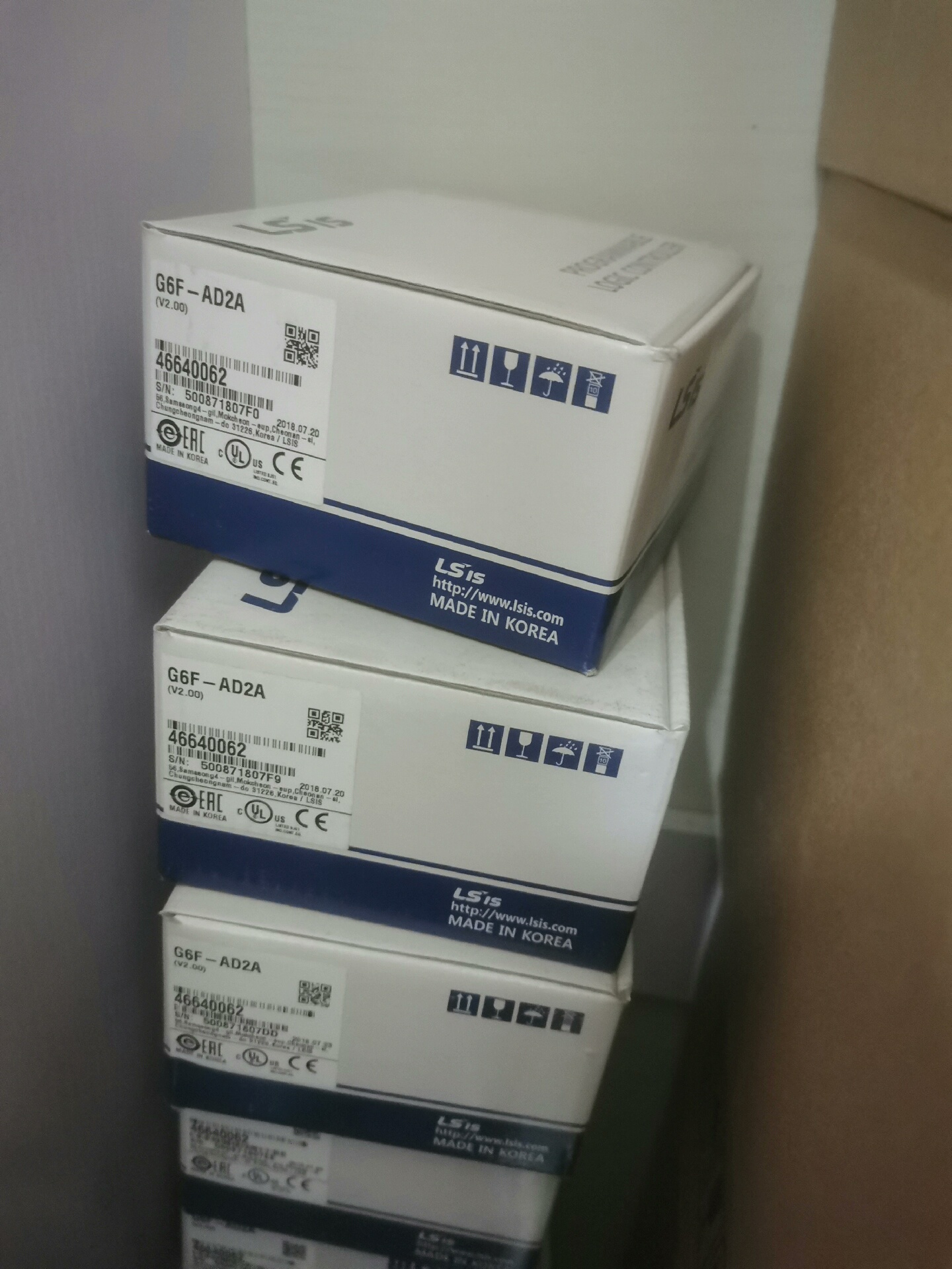 G6F-DA2V G6F-AD2A，韩国LS模块，全新原装正