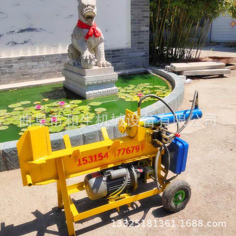 家用液压劈木机杂木10吨破柴器液压移动劈柴机50厘米木材质保1年