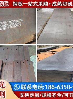 合金钢板40Cr/42CrMo/15CrMo/12Cr1MoV/MN13/65mn弹簧钢板零切