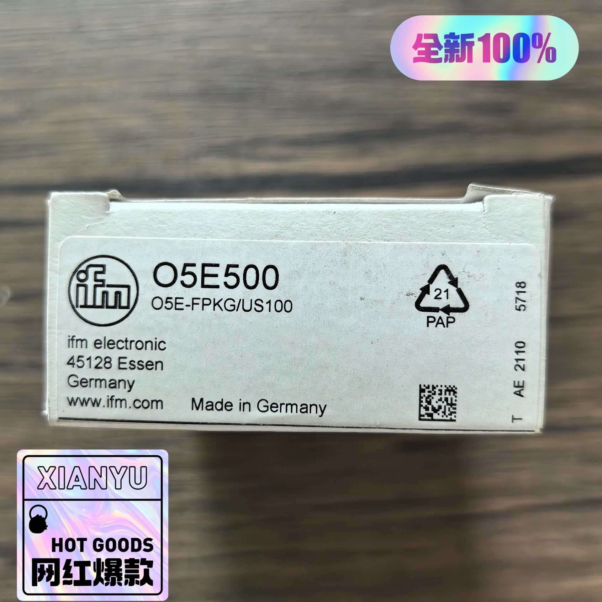 全新原装正品 IFM易福门 O5E500 传感器 实物拍摄，