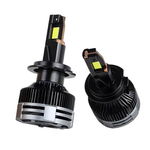 私模G2汽车led大灯150W四铜管大功率h4远近光车灯h79005改装