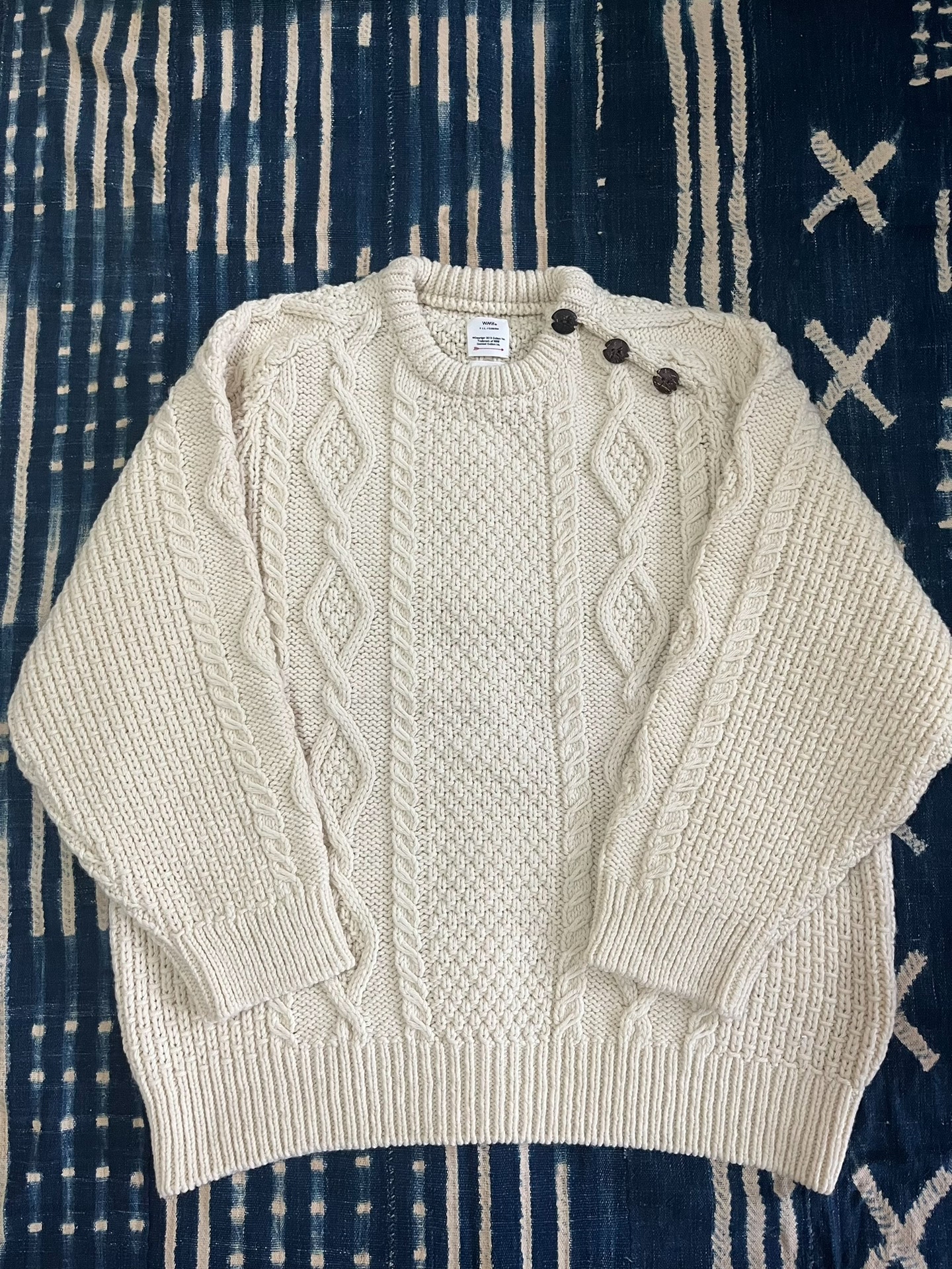 VISVIM 20AW BOLLARD CREW KNIT