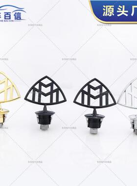 适用于奔驰机盖立标迈巴赫引擎盖车标志W210W221车前盖标W212W204