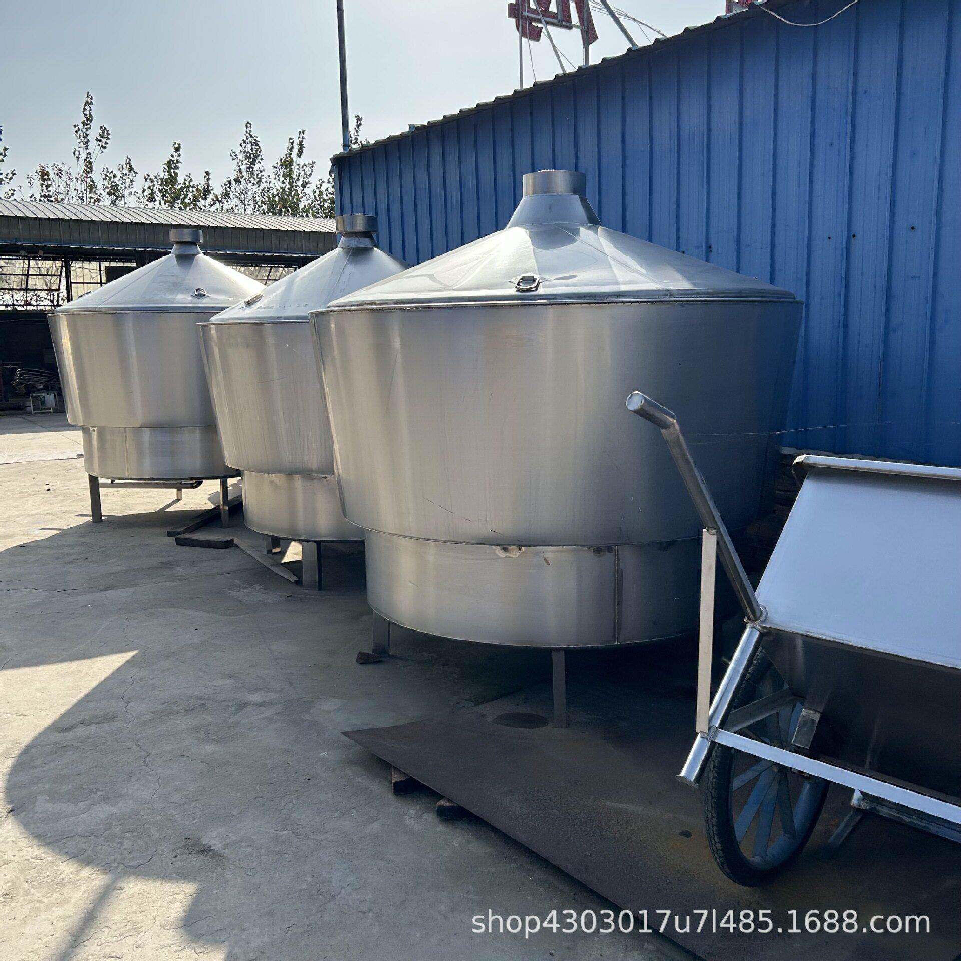 大型分体式吊锅仿古酒甄酒锅直烧式酿酒设备坚固耐用