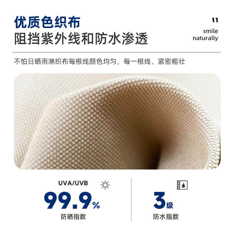 户外遮阳伞庭院遮阳伞室外泳池罗马伞露台别墅花园咖啡店中柱伞