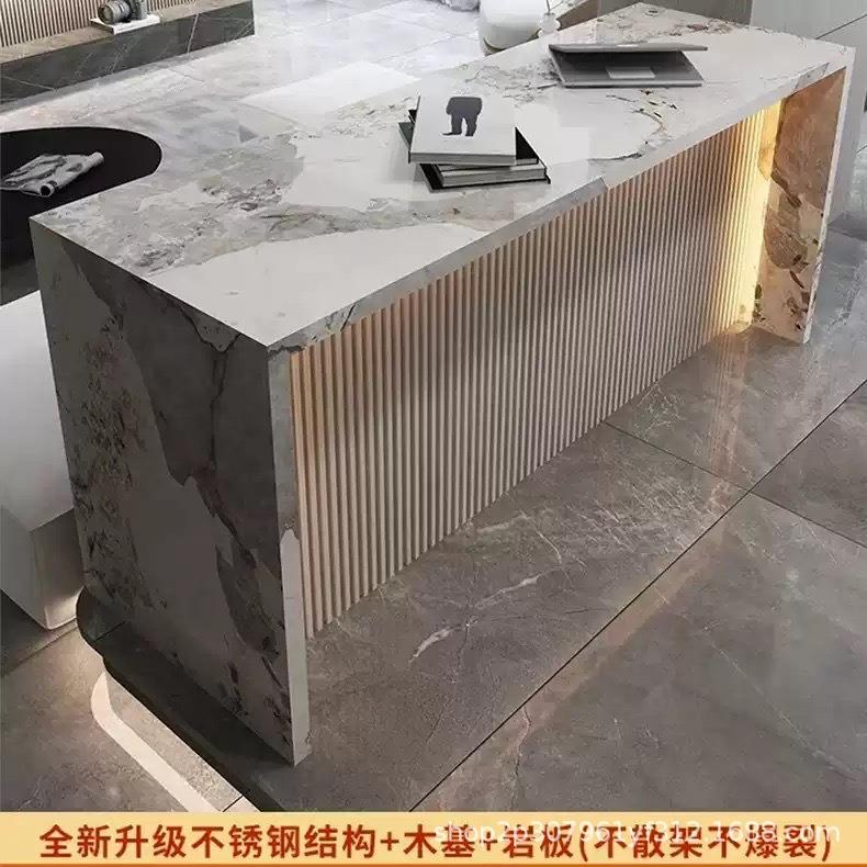 客厅吧台桌岩板沙发靠背柜吧台餐桌一体客餐厅隔断岛台开放式导台
