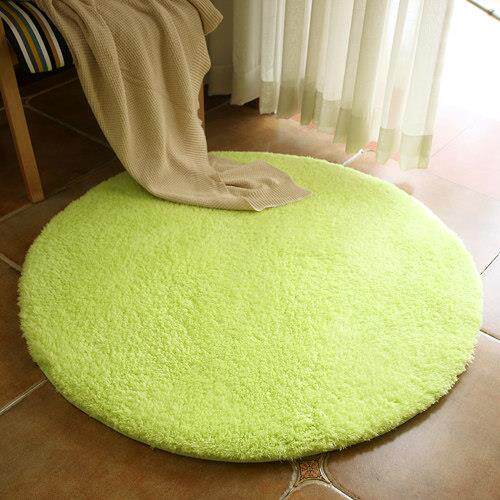 高档欧式现代简约客圆厅形地毯儿童边卧室加厚羊羔绒床满铺榻米榻