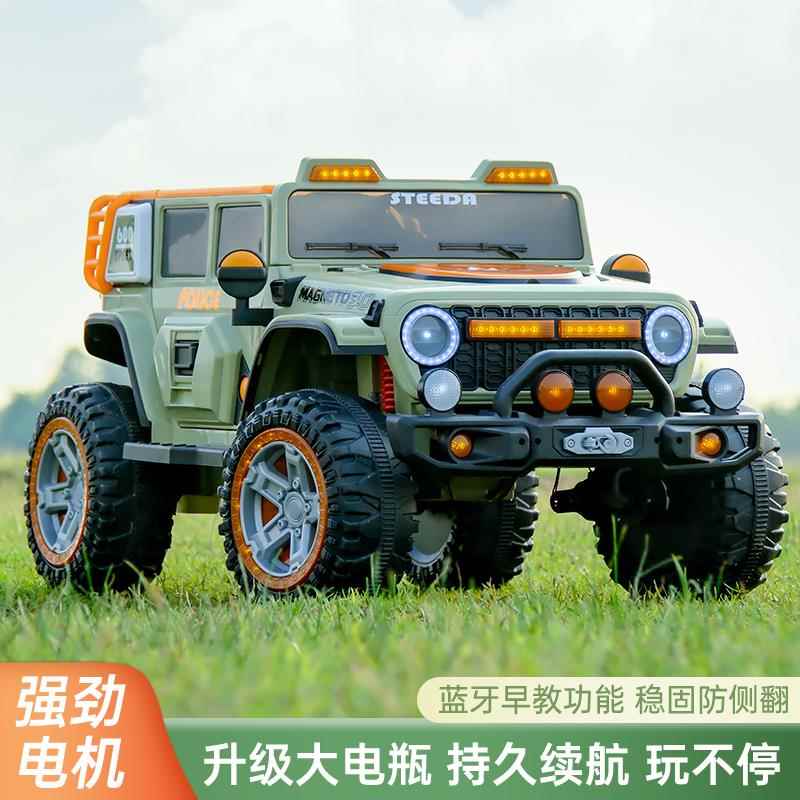 正品儿坦300童电动车四轮汽车四驱越野克宝带遥控玩具车可宝坐人
