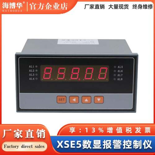 海博华显示仪表XSE5数显报警控制仪静态扭矩传感器专配显示采集仪