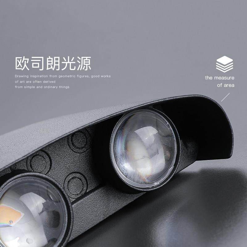 壁灯卧室床头灯现代简约创意极简小山丘光效客厅电视背景墙壁灯