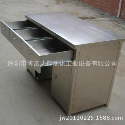 双层平板不锈间钢工作 维修车桌库子操作台 仓工作台商用打NHK包