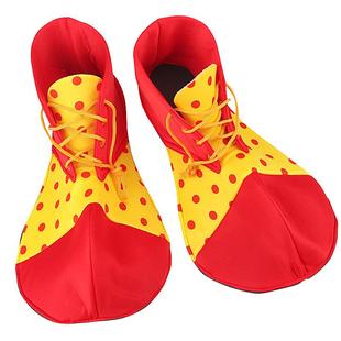 小丑鞋子装扮儿童成人化妆舞会服饰表演出道具配件节日表演布鞋子