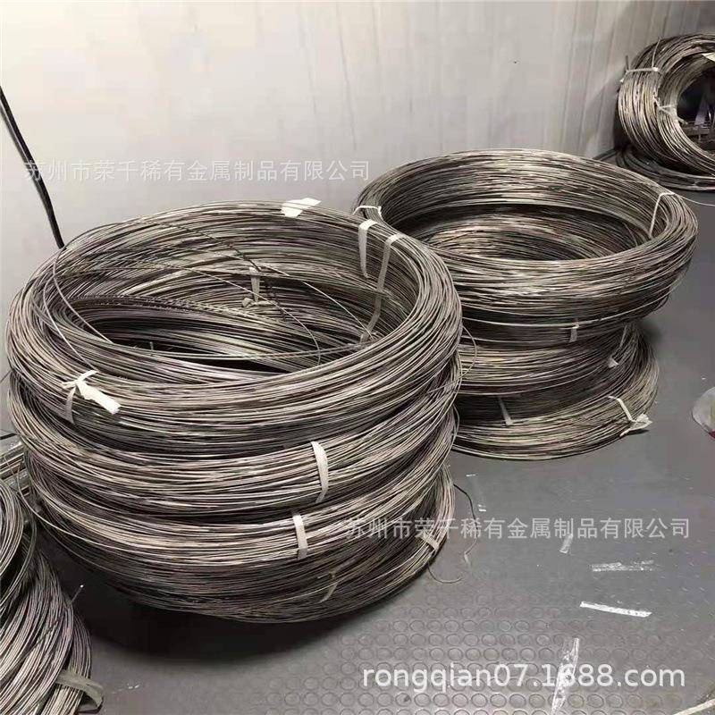 Gr5/TC4钛丝工业用Ti6AL4V光亮钛直丝钛盘丝TA2 钛合金丝酸洗面