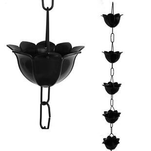 紫铜别墅日式屋檐雨炼排水炼庭院中式落水雨炼铝合金天沟雨水槽