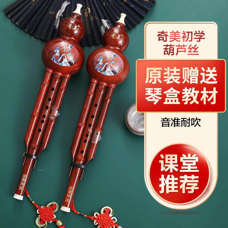 奇美葫芦丝乐器初学者C调降B调儿童专业演奏防摔胡芦丝小学生专用