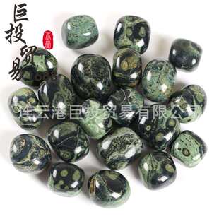 雀眼石滚石摆件大颗粒孔雀眼碎石查克拉跨境电商供货装饰鱼缸