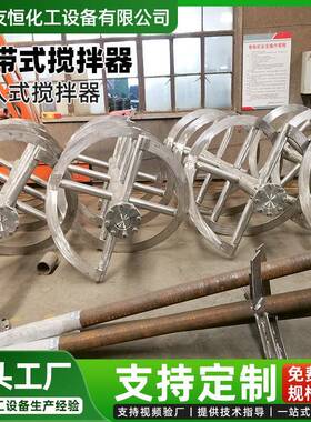 螺带式搅拌器料混合搅拌粉34设备0抛光不锈钢VNS刮壁式搅拌装置