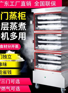 嘉添两门三门海鲜蒸柜饭店蒸菜柜炖汤柜蒸饭柜蒸箱电热燃气蒸炉