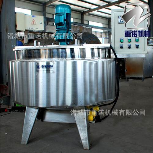 新立式搅拌自动控温保温夹层锅304不锈钢熬煮用电加热厂家直销