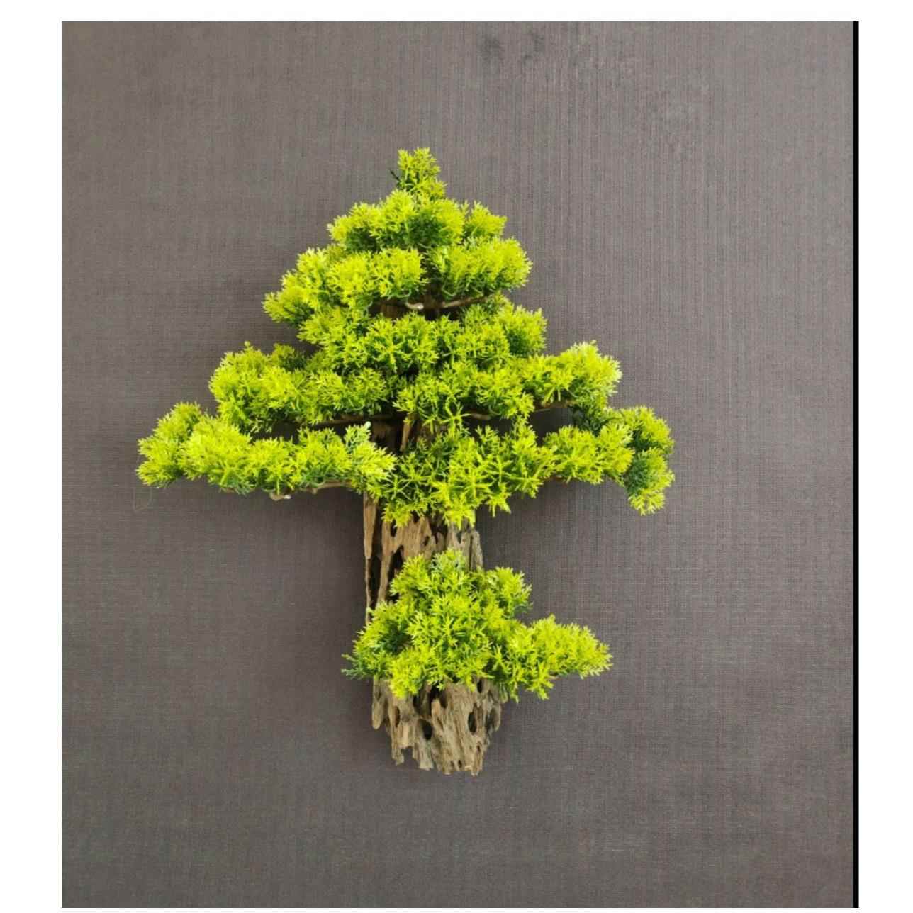 仿真客松手工植物壁墙壁装配饰品搭挂件书房酒挂店大迎厅STY工艺