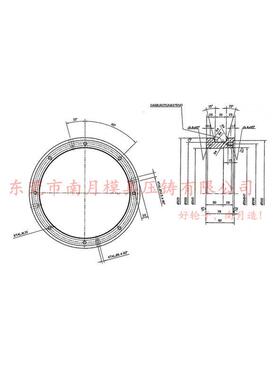 厂家供应线导轮 U型槽导轮 φ325x82mm组合导轮 导线轮