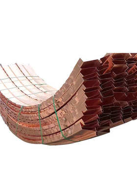 供应止水铜板紫铜止水板T2紫铜复合铜镀铜止水铜片加工wuv型厂家