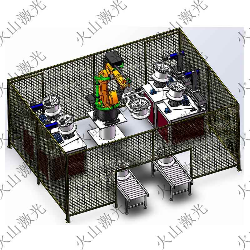 20W-200W光纤激光镭雕自动化设计方案/打标加工设备打标机