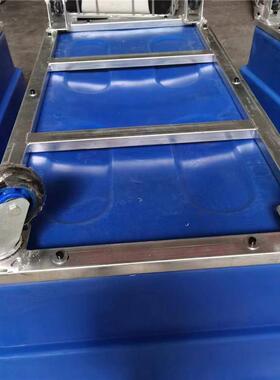 加厚洗涤厂布草全车胶新四MJI轮静塑音推布草笼车酒店布草车