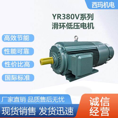 西安 电机YR315S-6极110W低压绕线型交流三相异步电动机厂家