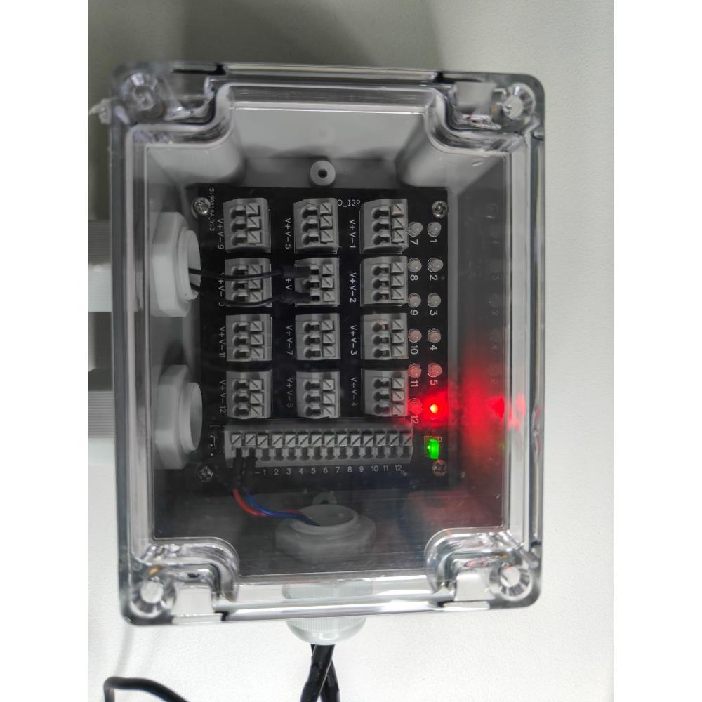 防水接线盒12位信号LED传感器NPNPNP输入灯紧凑SFD快插端子台IP65