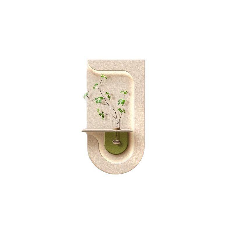 DIY水培绿植砂岩挂画带花3d坚版走廊过道壁灯画入户玄关装饰画