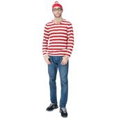 Wald Parent Costume Waldo Wally Where Cartoon Child XXL