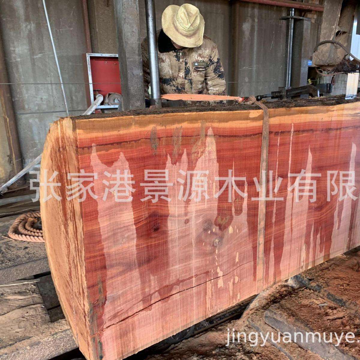 非洲红樱桃红铁木红樱桃原木红铁木菜板料非洲红菠萝格