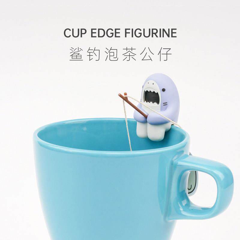 专治不开 心鲨钓泡茶公仔解压生日礼物沙雕男女生耶诞节新年鲨鱼