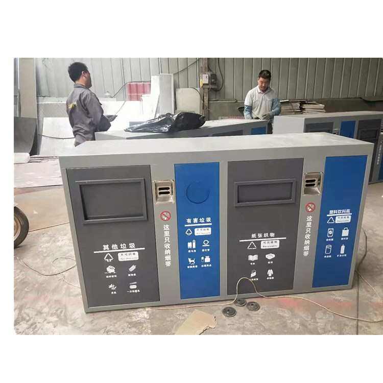 分类垃圾亭 广告垃圾箱厂家 仿古广告垃圾箱