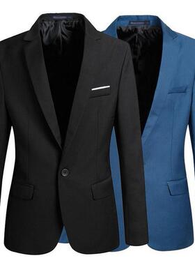 外贸男西服korean Men casual Suit slim Jacket blazer coat man