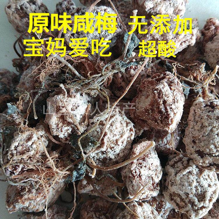 福建话梅肉梅子咸梅酸梅干超酸特酸农家自制孕妇泡水熬汤200g包邮