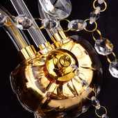 床头玻璃墙蜡烛卧室壁灯壁灯单头水晶灯双头金色室内过道灯具欧式