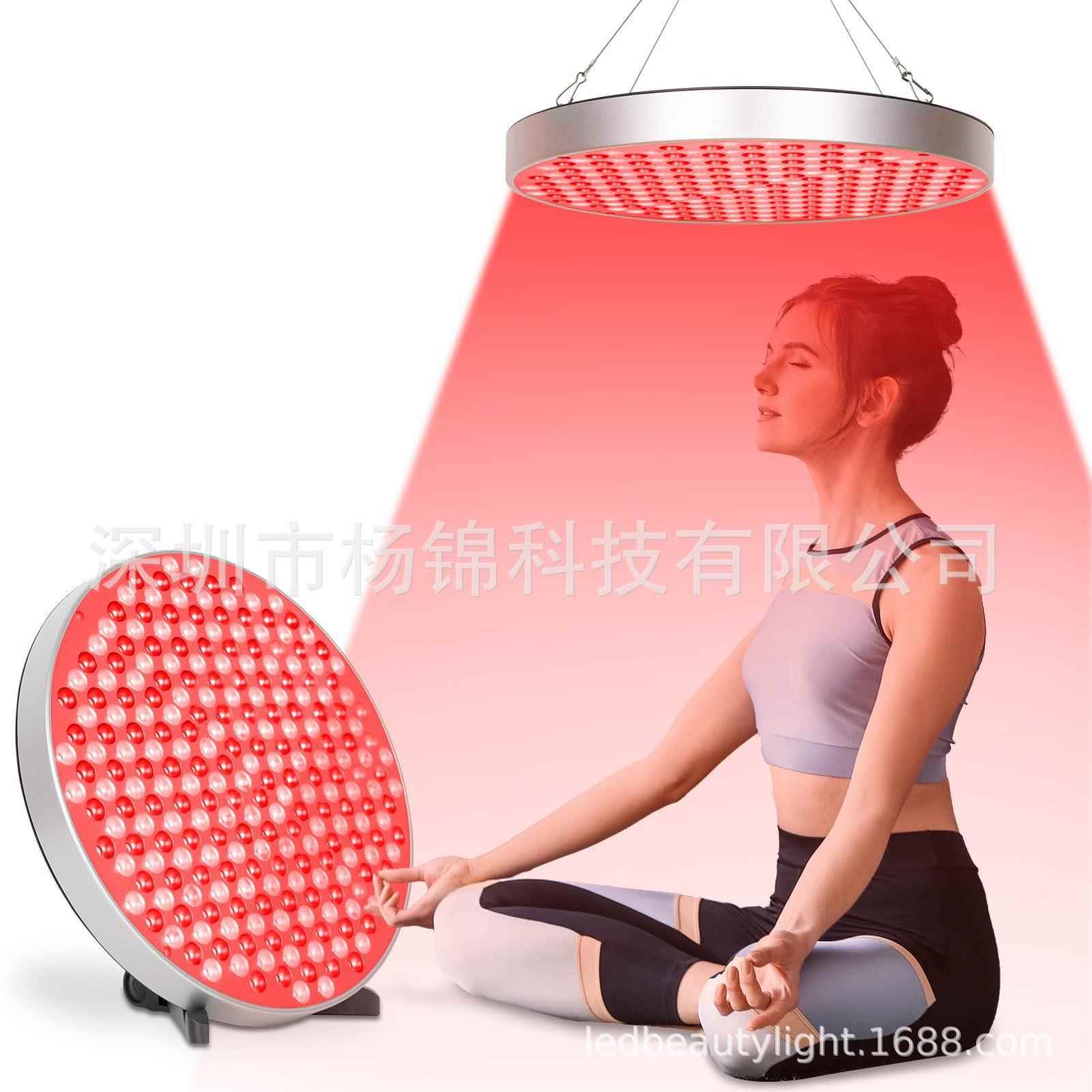 新品圆形led红外理疗灯带桌面支架美肤大排灯身体护理美白美容灯