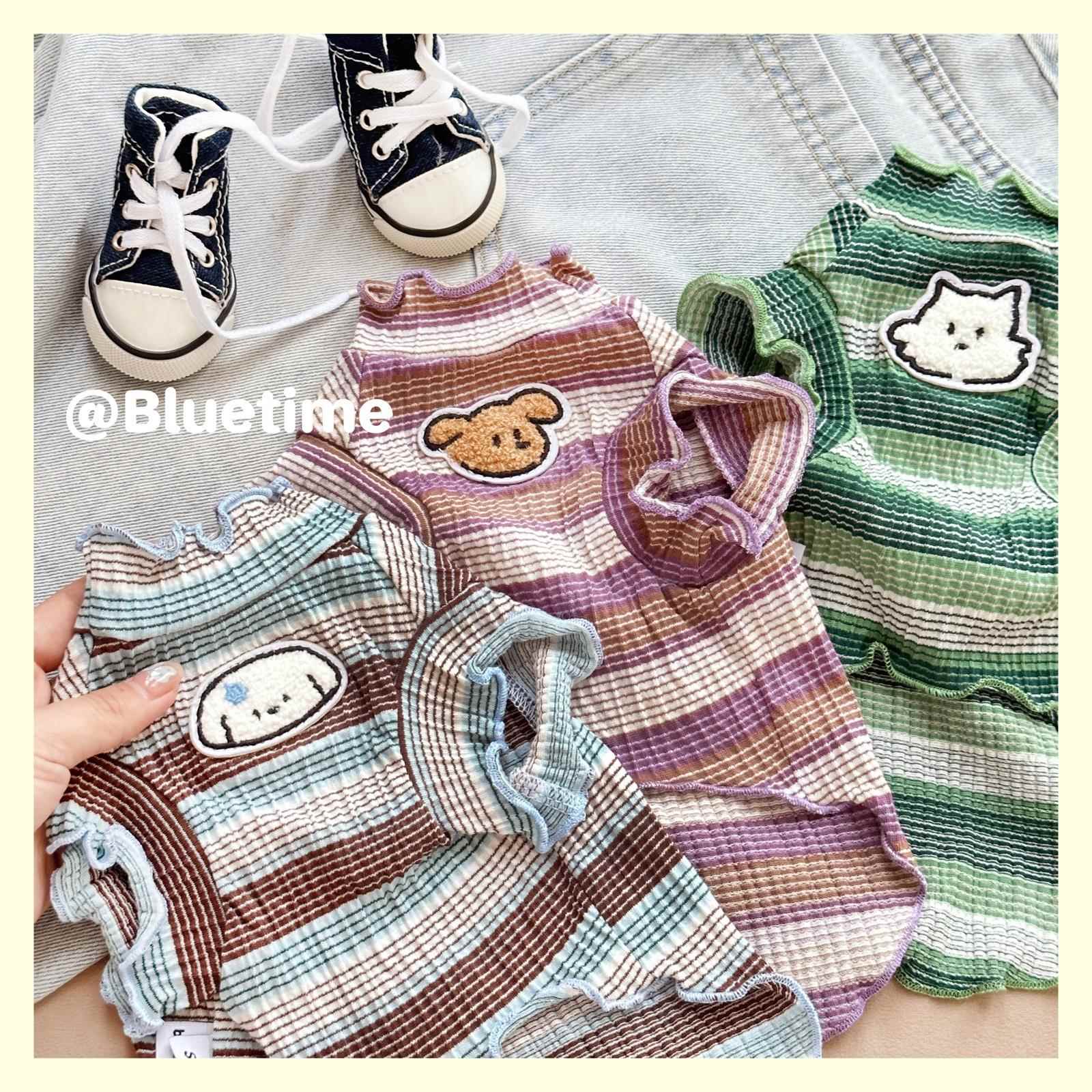 童趣小狗！2025新款宠物衣服博美雪纳瑞约克夏背心布偶猫夏装薄款