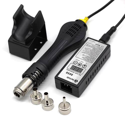 8858便携热风枪 热风拆焊台 手机维修 110V220V数显可控温热风枪