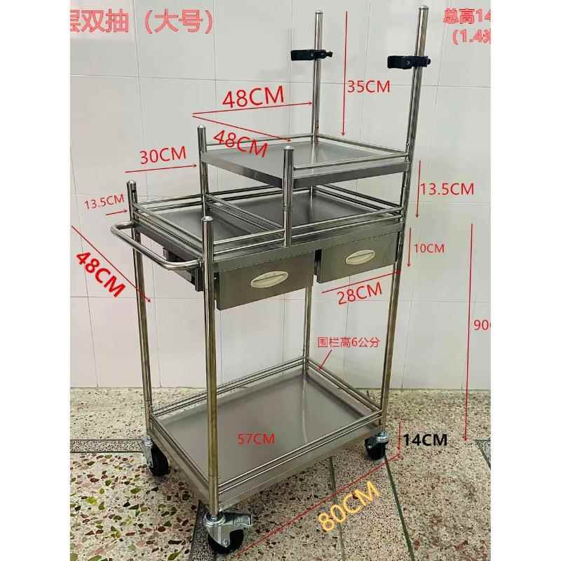不小锈钢直推车网红户外无品牌/播拆卸便携展架摆摊示车促销台试