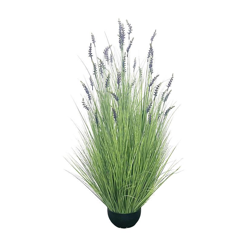 仿真绿植盆栽室内薰衣草装饰花艺摆件客厅拍摄道具人造景仿真假花