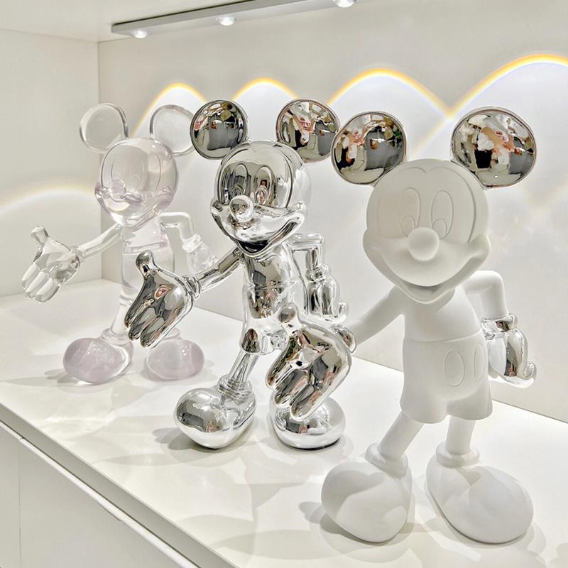 高档米奇酒摆老件家居装饰品米关鼠柜客厅餐柜电视柜玄高级迎宾比