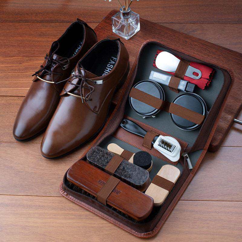 thewangs studioHorse Hair Brush Leather Shoe Polish Cleanin图片
