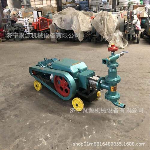 BW50注浆机 小型卧式单缸活塞灰砂浆泵 护坡隧道加固往复式灌浆机