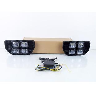 适用23 雾灯 24年福特游琦侠ranger日行灯日间行车灯流光转向改装