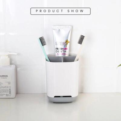 Multifunctional Shower Bathroom Organizer Shelf Toothbrush H